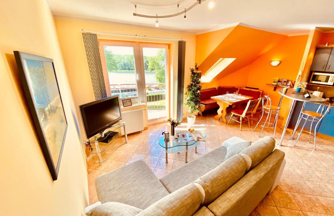 Sonnige Maisonette-Wohnung Mit Blick Auf Die Bucht Dziwnów Eksteriør bilde